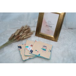 Set de 3 cotons lavable Collection Marin