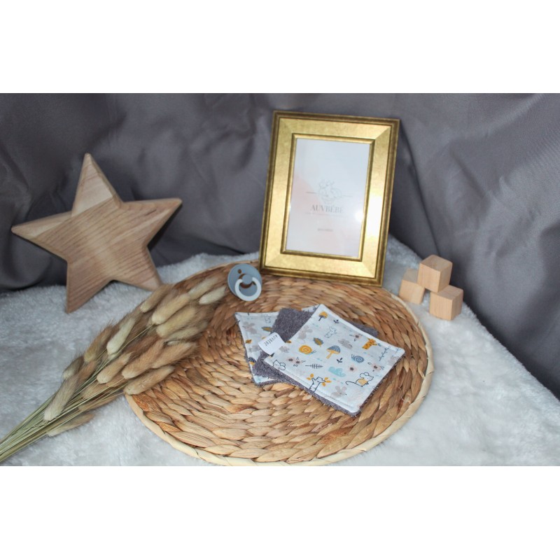 Set de 3 cotons lavable Collection Tao Set de 3 cotons lavable Collection Tao
