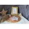 Set de 4 cotons lavable collection Elvira