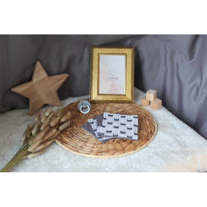 Set de 3 cotons lavable collection Martin Set de 3 cotons lavable collection Martin